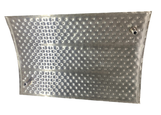 Đệm trao đổi nhiệt Dimple tấm thép không gỉ Hone 0,8mm