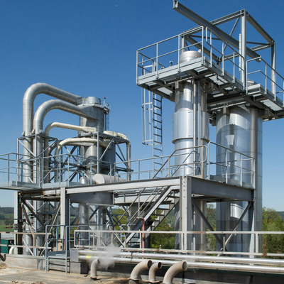 Máy bốc hơi MVR thép không gỉ cho các ứng dụng hóa học thực phẩm và môi trường