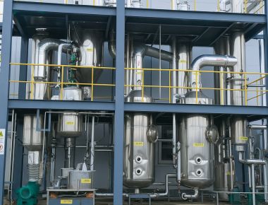 Hệ thống bốc hơi nước thải Mvr đa hiệu ứng rơi mỏng phim tự động 1600lph