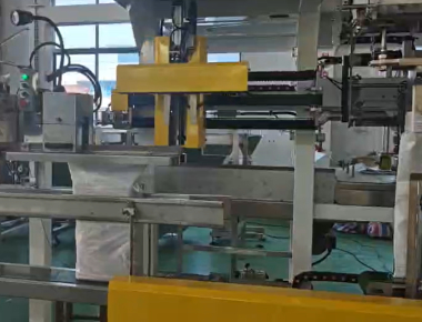 Giải pháp dây chuyền lắp ráp máy đóng gói muối Tốc độ cao VFFS và Tích hợp đóng bao miệng hở