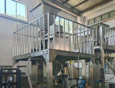Máy đóng gói muối Giải pháp tích hợp High Speed Vertical Packaging và Open Mouth Bagging Line