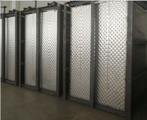 Bộ trao đổi nhiệt Hệ thống làm mát Ngân hàng băng Thép không gỉ 316L