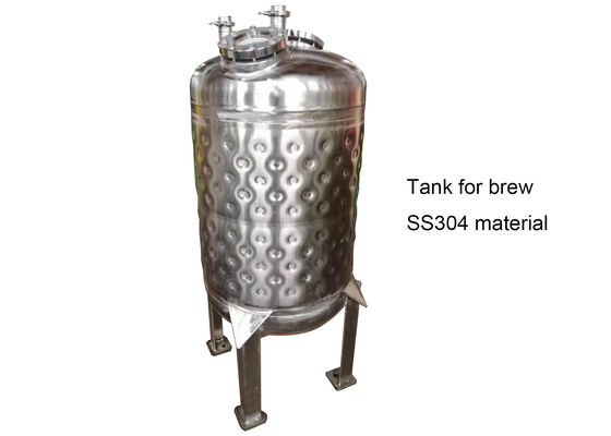 Bể chứa áo khoác lặn 250L bằng thép không gỉ để làm mát