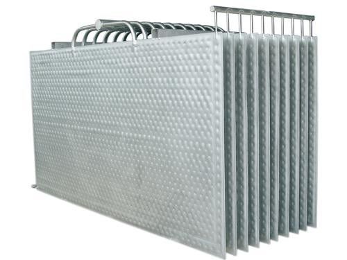 Thiết bị trao đổi nhiệt dạng tấm được hàn bằng laser SS304 2,5x2,5m cho dự án muối chân không