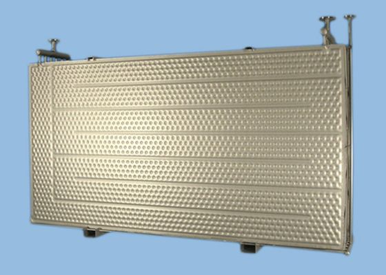 0.3-1.2mm tùy chỉnh nếp nhăn gối Dimple tấm trao đổi nhiệt