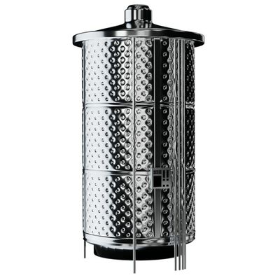 Bề mặt truyền nhiệt cho thiết bị sản xuất bia tấm áo khoác lõm sử dụng trên bể chứa