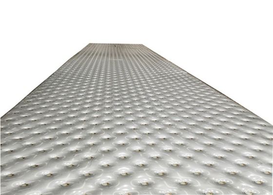 0.3-1.2mm tùy chỉnh nếp nhăn gối Dimple tấm trao đổi nhiệt