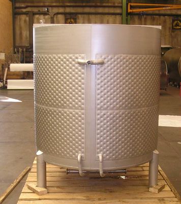 Thùng chứa 1000L Pillow Plate Jacket Tank, Thùng chứa rượu có áo khoác