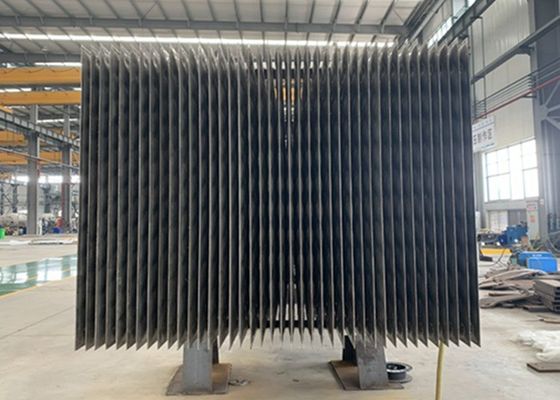 Bộ trao đổi nhiệt dạng tấm nhiệt SS 6x2m với tấm gối ống rộng
