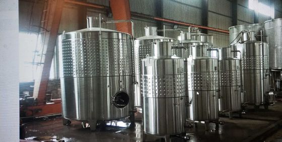 1500L Ethanol làm mát Dimple Vessel