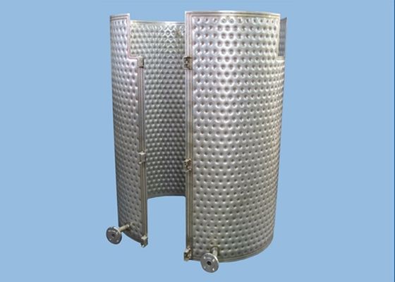Bể chứa tấm gối 500L, Bể lên men bia 1,6M với áo khoác làm mát