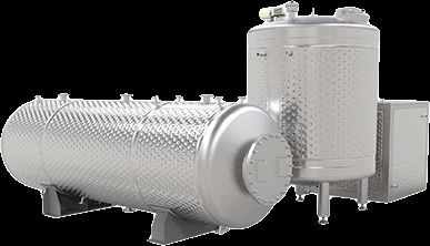 Thùng làm mát bằng sữa có ga gối tấm, bồn chứa bằng thép không gỉ 150L