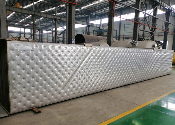 Bộ trao đổi nhiệt tấm ga gối nước thải màu đen Tiêu thụ năng lượng thấp