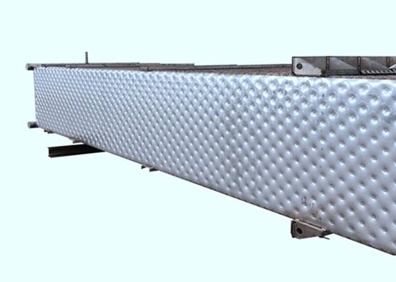 Bộ trao đổi nhiệt dạng tấm 12x2m hiệu quả cao với tấm gối in nổi