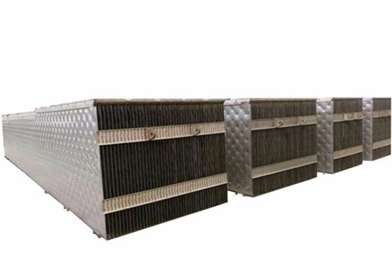 Bộ trao đổi nhiệt dạng tấm nhiệt SS 6x2m với tấm gối ống rộng