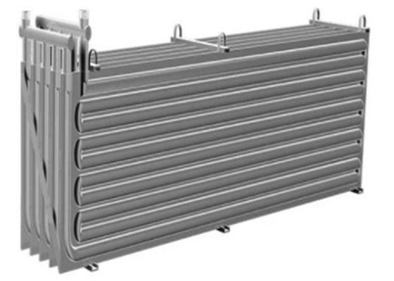 Bộ trao đổi nhiệt dạng tấm 12x2m hiệu quả cao với tấm gối in nổi